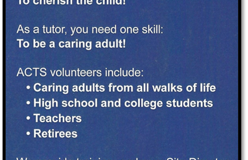 WANTED – Volunteer Tutors WANTED – Volunteer Tutors